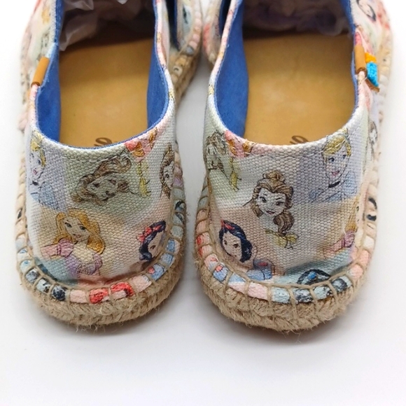 Disney Princess Pastel Portraits Ubuntu Espadrille Shoes Handmade SZ 8.5 NWOT - Picture 10 of 16